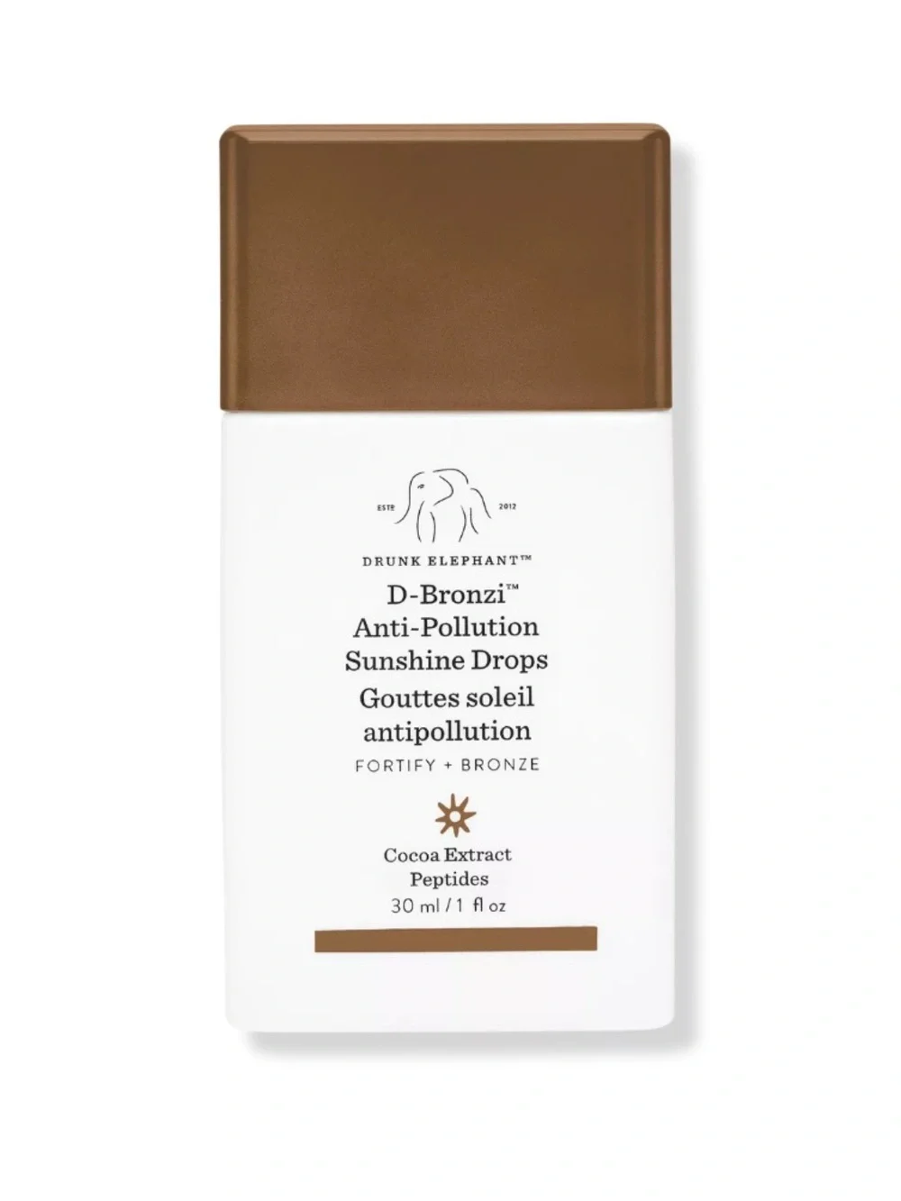 Drunk Elephant D-Bronzi Anti-Pollution Sunshine Bronzing Drops with Peptides